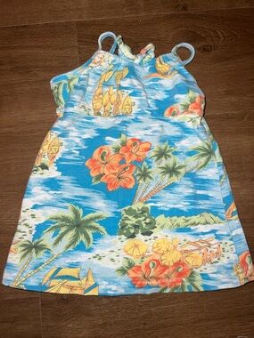 3-6 months baby girl Hawaiian dress